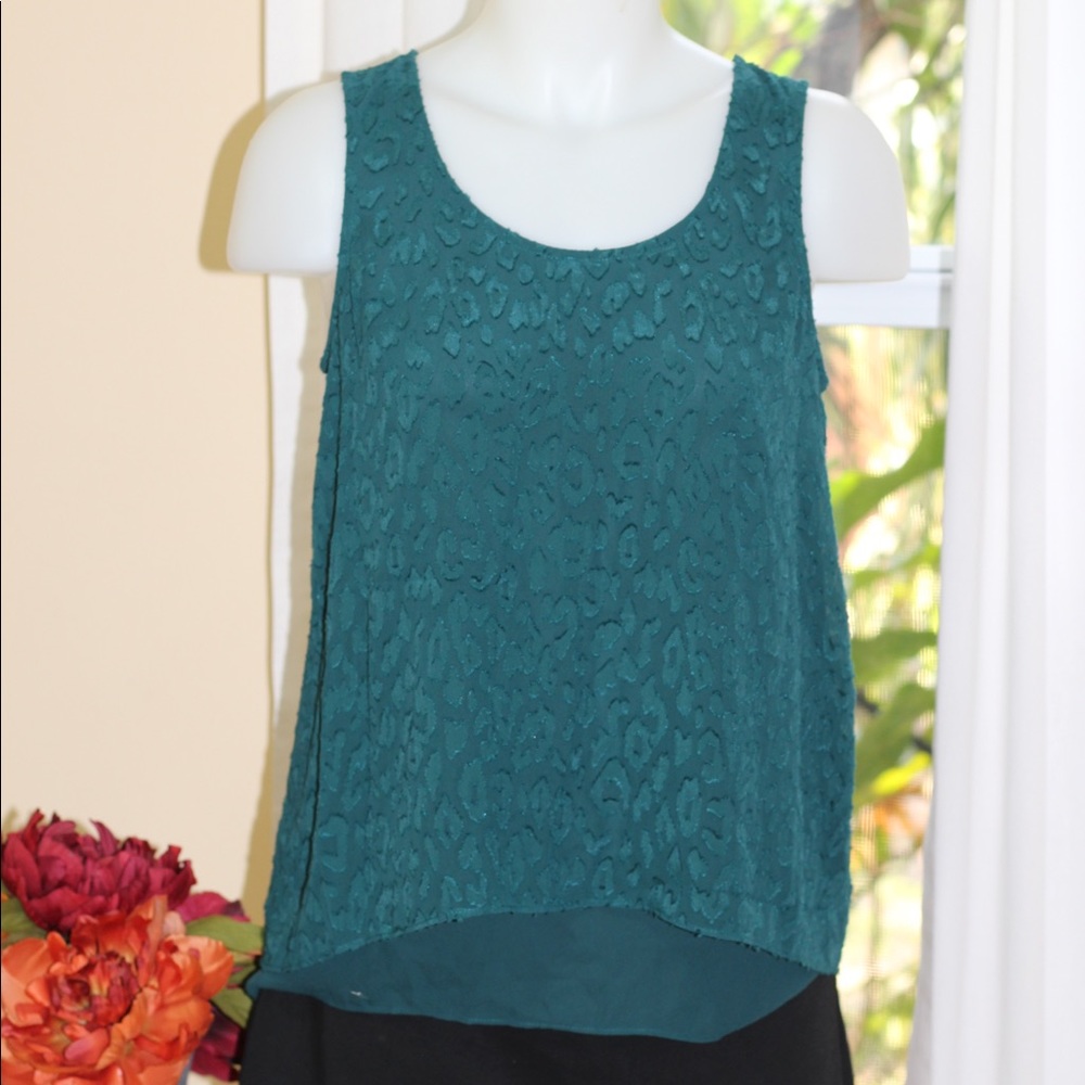 NWOT Apt.9 Teal Top